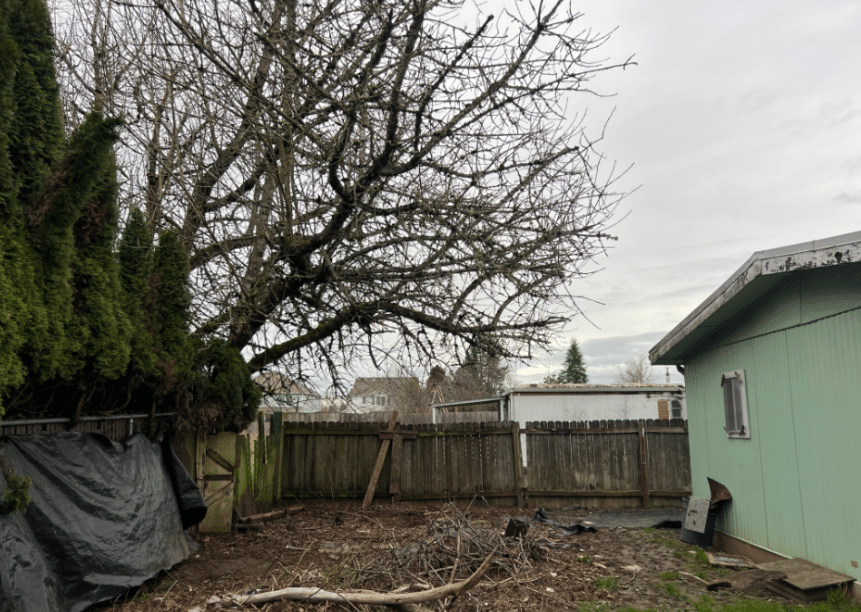 High efficiency heat pump installed in a Salem Oregon manufactured home